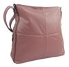 Praktická velká dámská crossbody kabelka 47-MH starorůžová