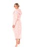 Župan s kapucí Flora růžová perla 39 56 3053