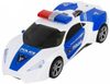 Auto policejní 360 rotace narážecí policie na baterie Světlo Zvuk
