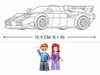 SLUBAN Model Bricks Auto italský černý sporťák 254 dílků + 2 figurky STAVEBNICE