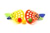 Catch ball hra 2ks + 3 míčky plast 19cm v síťce