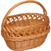 Proutěný koš nákupní ažura 01074