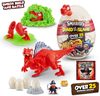 Smashers Dino Island Egg (dinosaurus ve vejci, sliz, doplňky – velké balení)