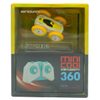 RC Auto kaskadérské mini na vysílačku žuté přetáčení 360 stupnů