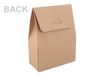 Papírová krabice natural s průhledem 9,5 x 13 x 4 cm