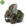 Plyšový králík hnědý ležící, 15 cm