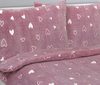 Povlečení MIKROFLANEL Růžová,Bílá 95/294 140x200, 70x90 cm
