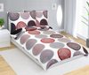 Povlečení MIKROFLANEL Červená,Šedá,Bílá 95/565 140x200, 70x90 cm