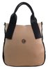 Cappuccino elegantní dámská kabelka přes rameno GROSSO
