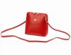 GREGORIO Kožená malá dámská crossbody kabelka tmavě modrá