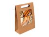 Papírová taška s průhledem