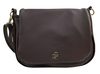 GROSSO Čokoládově hnědá crossbody kabelka