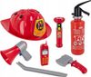 Klein hasičský set (7 ks, světlo, zvuk, baterie)