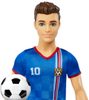 MATTEL BRB Barbie panák Ken fotbalista modrý dres