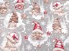 Vánoční bavlněná látka / plátno skřítek METRÁŽ