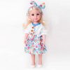 Panenka Plejo 38 cm (blond vlasy, květinové šaty)