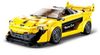 SLUBAN Model Bricks Auto žlutý anglický sporťák 283 dílků + 2 figurky STAVEBNICE