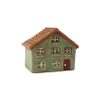Dekorace domeček X7368/1 - 10.6 × 6 × 8.5 cm
