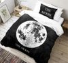 3D povlečení 140x200, 70x90cm Moon