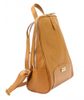 MiaMore Kožený camel hnědý dámský batoh Dollaro