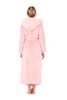 Župan s kapucí Flora růžová perla 39 56 3050