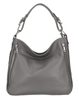 Kožená dámská kabelka Romina tmavě šedá