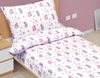 Povlečení bavlněné Junior Růžová,Šedá 90/032 140x200, 70x90 cm