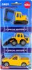 SIKU Auto stavební stroj žlutý set 3ks model kov 0409