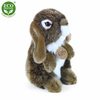 plyšový zajíc hnědý stojící , 18 cm