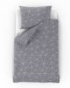 Bavlněné povlečení NORDIC COLLECTION GRID šedé