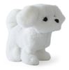 MAC TOYS Pejsek bílý interaktivní zvířátko chodící na baterie Zvuk PLYŠ