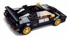 SLUBAN Model Bricks Auto italský černý sporťák 254 dílků + 2 figurky STAVEBNICE