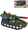 Tank plastový s efekty na setrvačník na baterie Světlo Zvuk v krabici 3 barvy