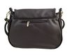 GROSSO Čokoládově hnědá crossbody kabelka