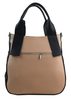 Cappuccino elegantní dámská kabelka přes rameno GROSSO