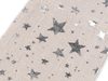 Dárkový pytlík hvězdy metalické 13x18 cm lněný