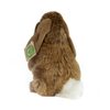 plyšový zajíc hnědý stojící , 18 cm
