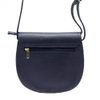GREGORIO Kožená dámská crossbody kabelka tmavě modrá