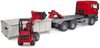 BRUDER 03767 Auto MAN TGS LKW s kontejnerem + nakladač Schäffer model 1:16