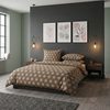Saténové povlečení LUXURY COLLECTION CARERO béžové