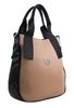 Cappuccino elegantní dámská kabelka přes rameno GROSSO