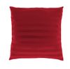 Povlak na polštář saténový s proužkem ČERVENÝ