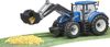 BRUDER 03121 Traktor New Holland T7.315 s čelním nakladačem 1:16 plast