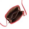 GREGORIO Kožená malá dámská crossbody kabelka tmavě modrá