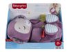 FISHER PRICE Uklidňující opička s fialovým motivem a zvukovem a s dechovým pohybem