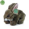 Plyšový králík hnědý ležící, 15 cm