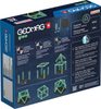 GEOMAG Glow 25 dílků ve tmě svítící Eko magnetická STAVEBNICE