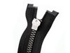 Zip kovový YKK No 5 dělitelný 2 jezdce / dvoucestný 60 cm na kožené bundy