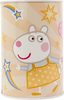 Pokladnička válec prasátko Peppa Pig 15cm dětská kasička plechová