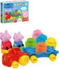 CLEMENTONI CLEMMY Baby vláček herní set s kostkami Peppa Pig